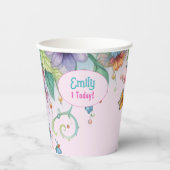 Gobelets En Papier Custom Fairytale Princess Girls Birthday Fairycore (Recto)