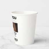 Gobelets En Papier Custom Image, name & Text | Personalized Mug (Gauche)