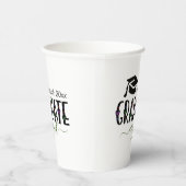 Gobelets En Papier Custom Modern Graduation classe d'année de (Droite)