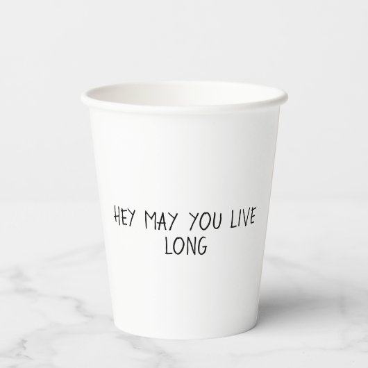 Gobelets En Papier Custom Paper Cups (Verso)