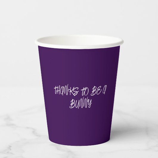 Gobelets En Papier Custom Paper Cups (Verso)