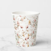 Gobelets En Papier custom wildflower floral paper cups template (Verso)