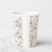 Gobelets En Papier custom wildflower floral paper cups template (Droite)