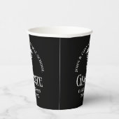 Gobelets En Papier Customized Black Medical School Graduation Party (Droite)