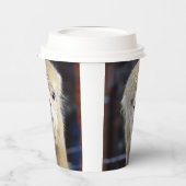 Gobelets En Papier Cute Alpaca face (Gauche)