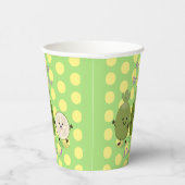 Gobelets En Papier Cute ananas guava feijoa drôle dessin animé (Droite)