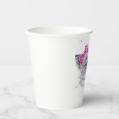 Gobelets En Papier Cute Aquarelle Kitten (Recto)