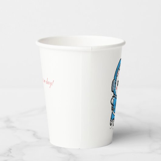 Gobelets En Papier Cute Astronaut Cat (Droite)