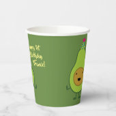 Gobelets En Papier Cute Avocado 1er anniversaire enfants (Gauche)