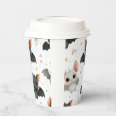 Gobelets En Papier Cute Baby Bats Halloween Paper Cups (Gauche)