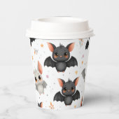 Gobelets En Papier Cute Baby Bats Halloween Paper Cups (Verso)