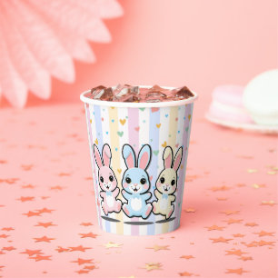Gobelets En Papier Cute Baby shower de Bunny-Bunny-Coeur