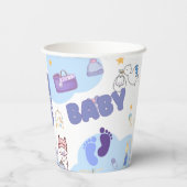 Gobelets En Papier Cute Baby Shower Gift Bag (Verso)