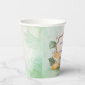 Gobelets En Papier Cute Bear squirrel jungle tropicale fête d'anniver (Droite)