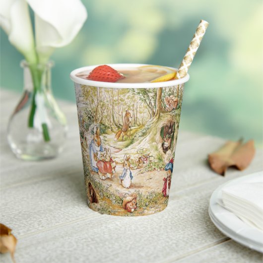 Gobelets En Papier Cute Beatrix Potter Peter et amis (Insitu)