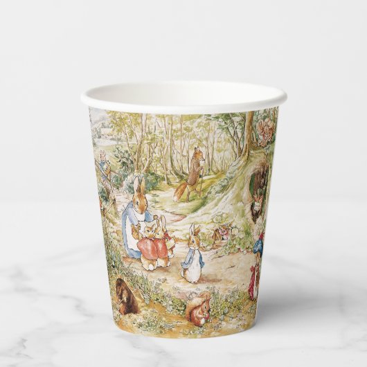 Gobelets En Papier Cute Beatrix Potter Peter et amis (Verso)