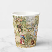 Gobelets En Papier Cute Beatrix Potter Peter et amis (Gauche)