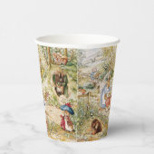 Gobelets En Papier Cute Beatrix Potter Peter et amis (Droite)