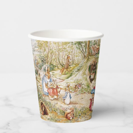 Gobelets En Papier Cute Beatrix Potter Peter et amis (Recto)