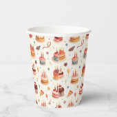 Gobelets En Papier Cute Birthday Cakes Paper Party Cups (Droite)