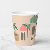 Gobelets En Papier Cute Camel Motif Baby shower tasse papier (Recto)