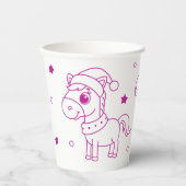 Gobelets En Papier cute christmas design for kids (Recto)