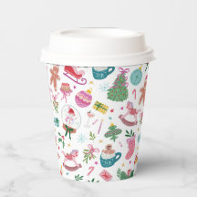 Cute Christmas Paper Cups