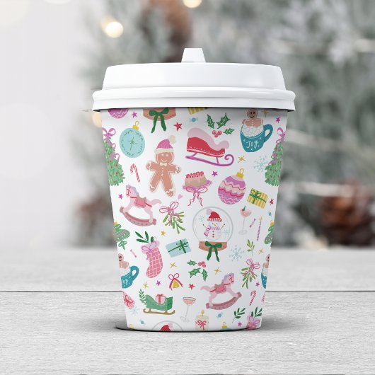 Gobelets En Papier Cute Christmas Paper Cups
