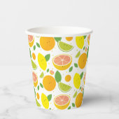 Gobelets En Papier Cute Citrus Fruit Paper Cups (Recto)