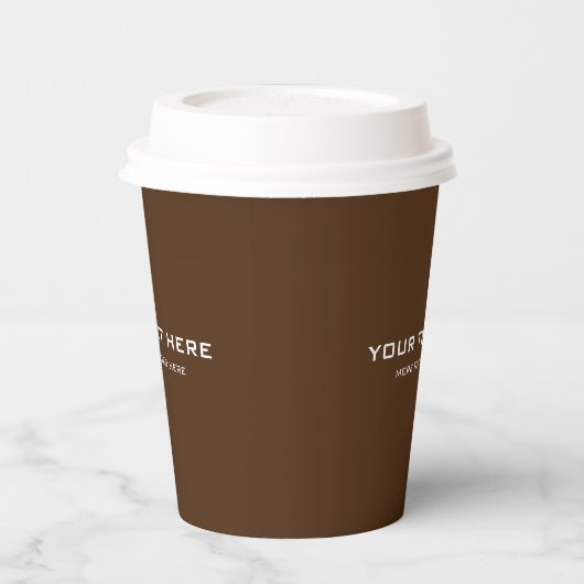 Gobelets En Papier Cute Clean Design Business Business Event Simple (Gauche)