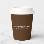 Gobelets En Papier Cute Clean Design Business Business Event Simple (Verso)