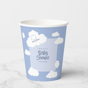Gobelets En Papier Cute Cloud 9 Nine Baby Shower Fête Whimsique