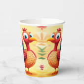 Gobelets En Papier Cute Coupes de papier de Turquie Thanksgiving (Gauche)