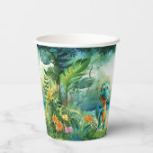 Gobelets En Papier Cute Coupes De Papier Dinosaure (Verso)