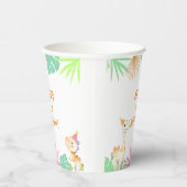 Gobelets En Papier Cute Dinosaur Jungle fête d'anniversaire (Droite)