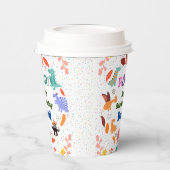 Gobelets En Papier Cute Dinosaur thème fête d'anniversaire tasses de (Gauche)