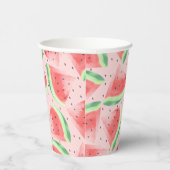 Gobelets En Papier Cute Eté Kawaii Aquarelle (Droite)