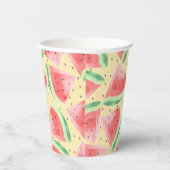 Gobelets En Papier Cute Eté Kawaii Aquarelle (Droite)
