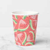 Gobelets En Papier Cute Eté Kawaii Aquarelle (Verso)