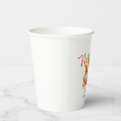 Gobelets En Papier Cute Fiesta Nacho Baby shower moyen personnalisé (Droite)