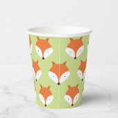 Gobelets En Papier Cute Fox Face Motif animal (Droite)