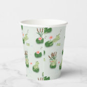 Gobelets En Papier Cute Frogs in Lily Pond (Droite)
