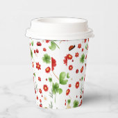 Gobelets En Papier Cute Garden little ladybug baby shower Invitation (Droite)