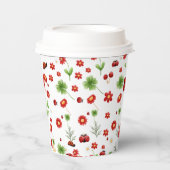 Gobelets En Papier Cute Garden little ladybug baby shower Invitation (Recto)