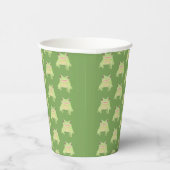 Gobelets En Papier Cute Green Tree Frog - motif. (Droite)
