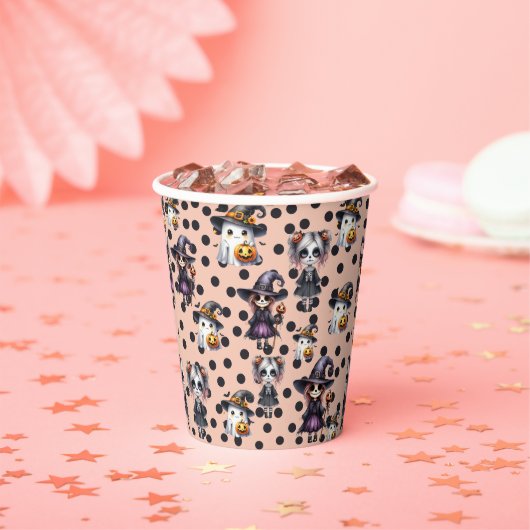 Gobelets En Papier Cute Halloween (Insitu)