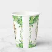 Gobelets En Papier Cute Jungle Animaux Safari Aventure Voiture Annive (Gauche)