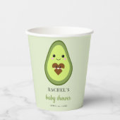 Gobelets En Papier Cute Kawaii Avocado Baby shower enceinte Fiesta (Recto)