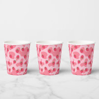 Cute Kawaii Motif de la vache fraise