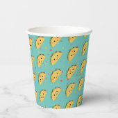 Gobelets En Papier Cute Kawaii Taco Motif (Verso)